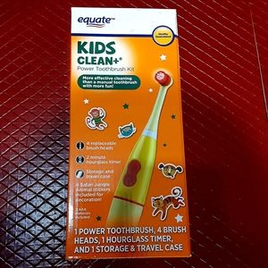 Equate kids + clean power toothbrush kit